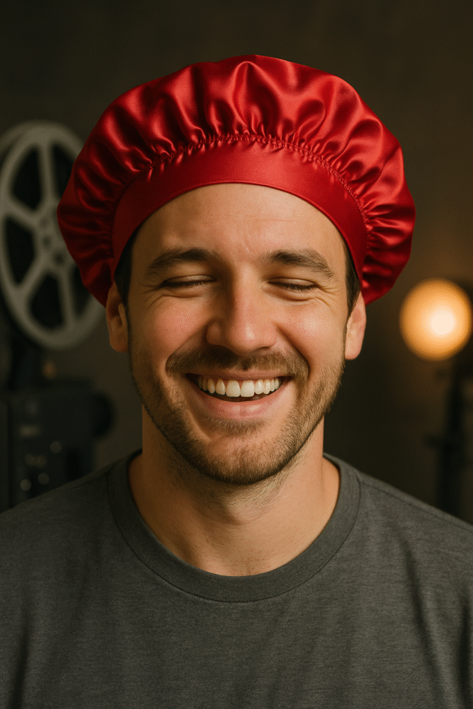 LED Hair y toca de satén