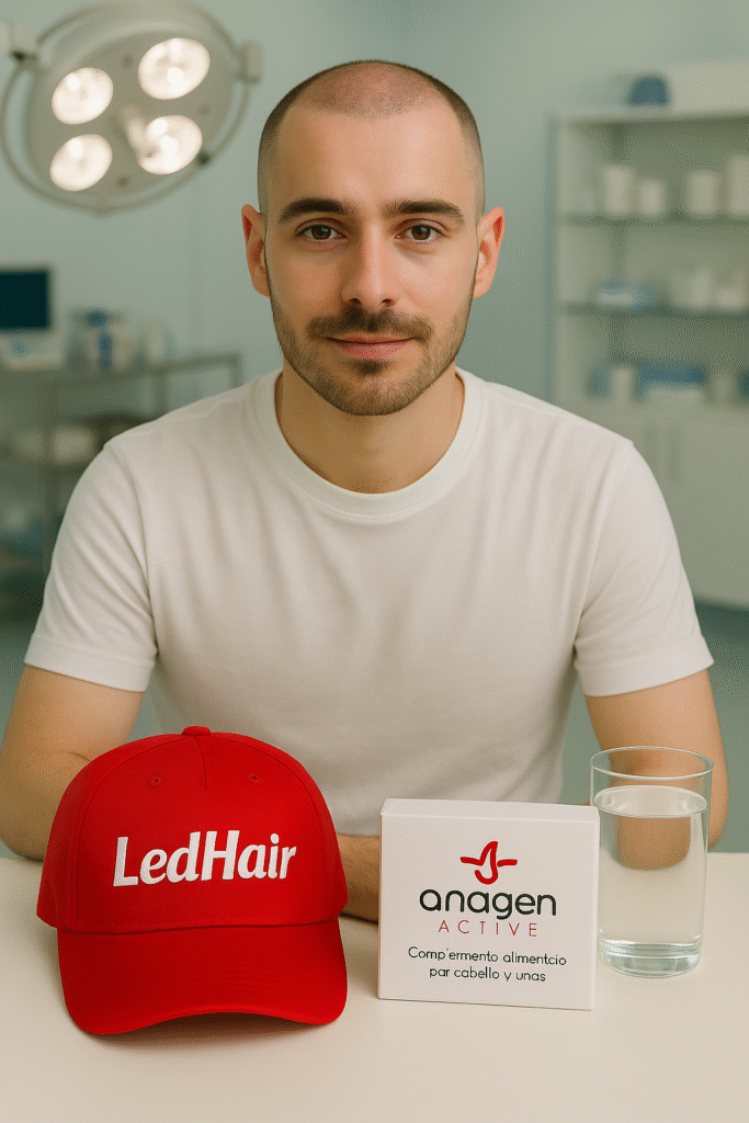 Vitaminas y láser injerto capilar