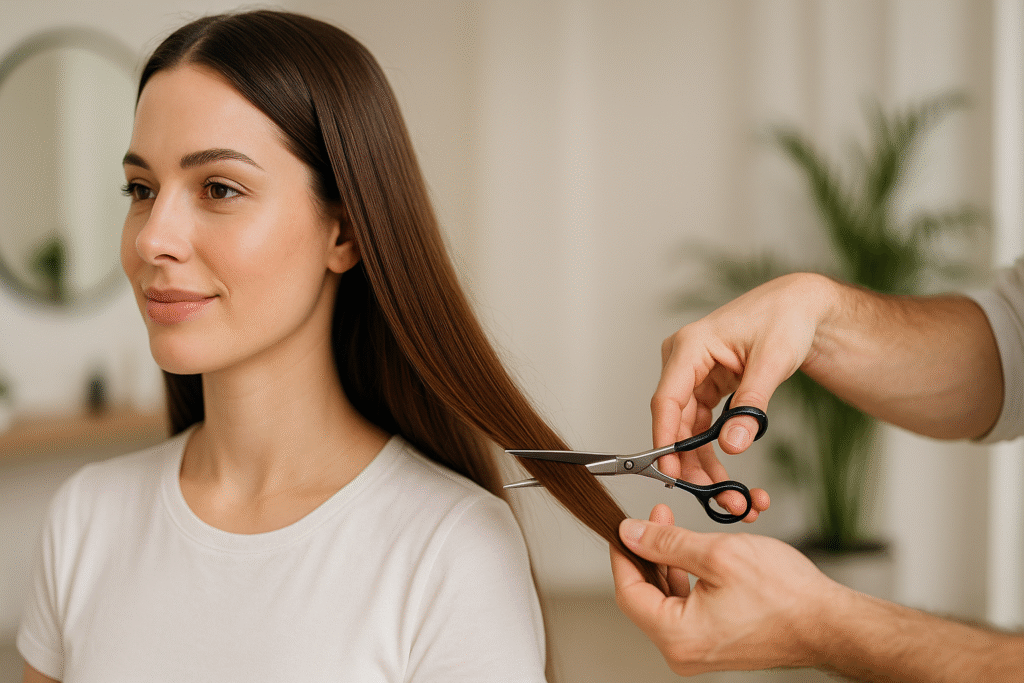 Cortar el cabello para que crezca más rápido