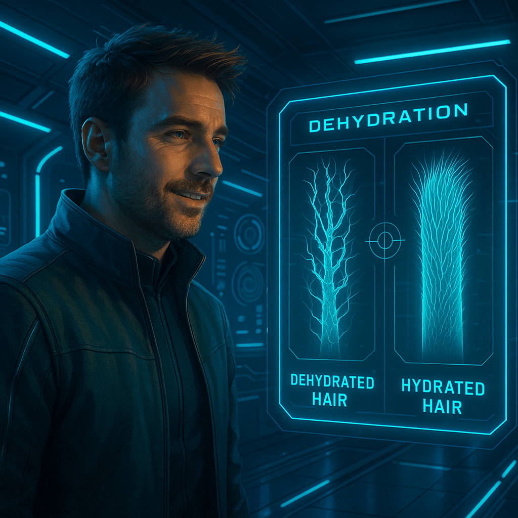 falta de hidratación y cabello