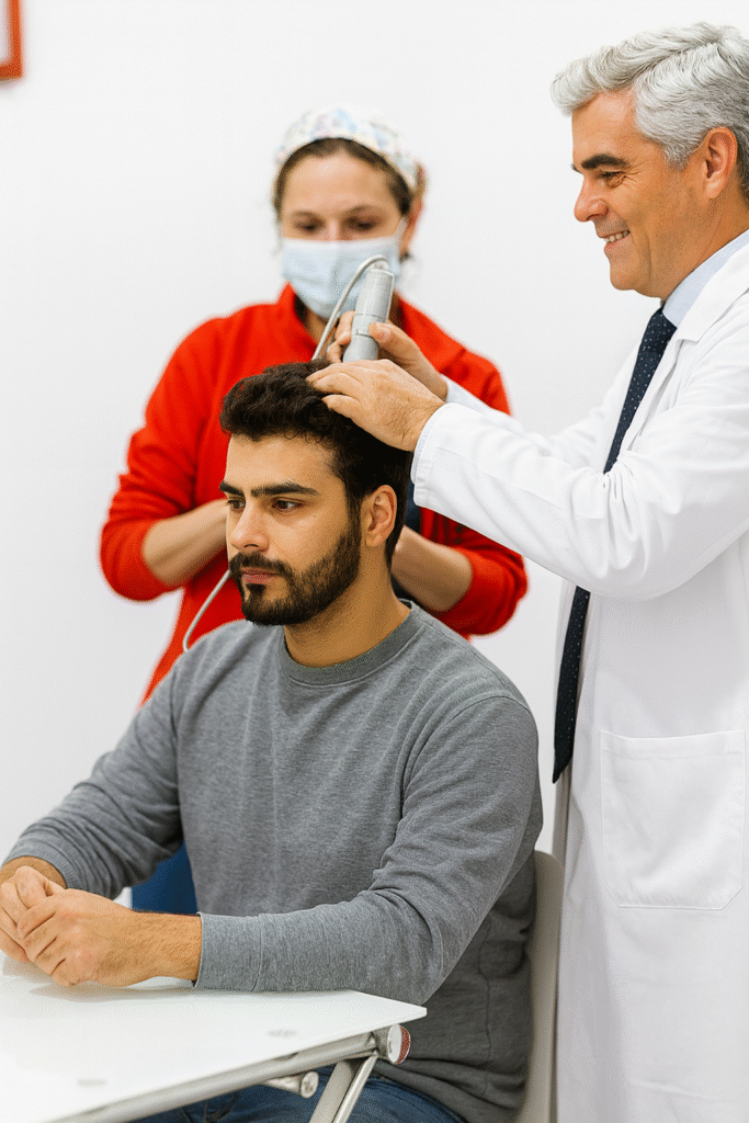 acudir a un dermatólogo por pérdida de cabello