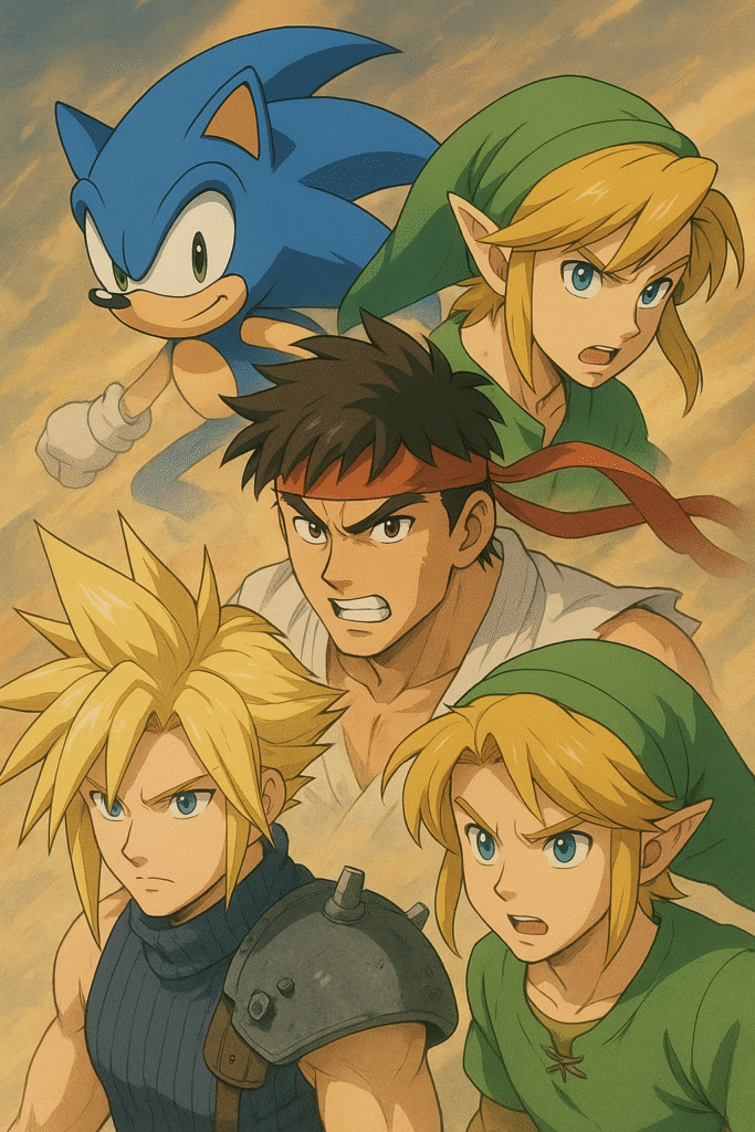 melenas icónicas de videojuegos