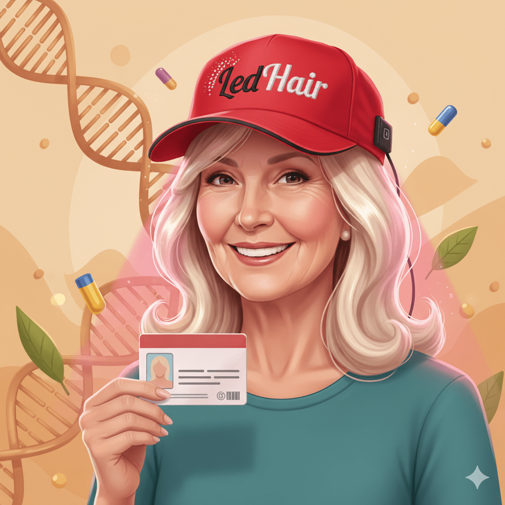 gorra LED LLLT para caída del cabello