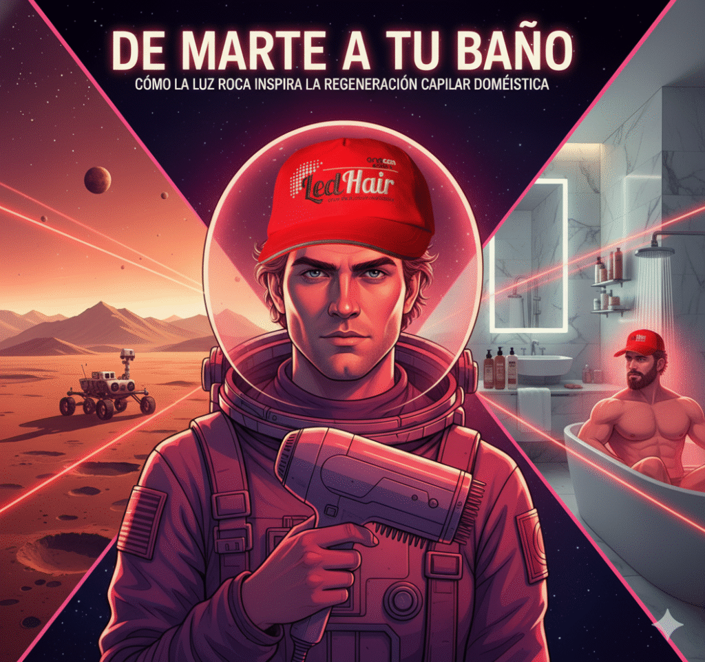 luz roja regeneración capilar