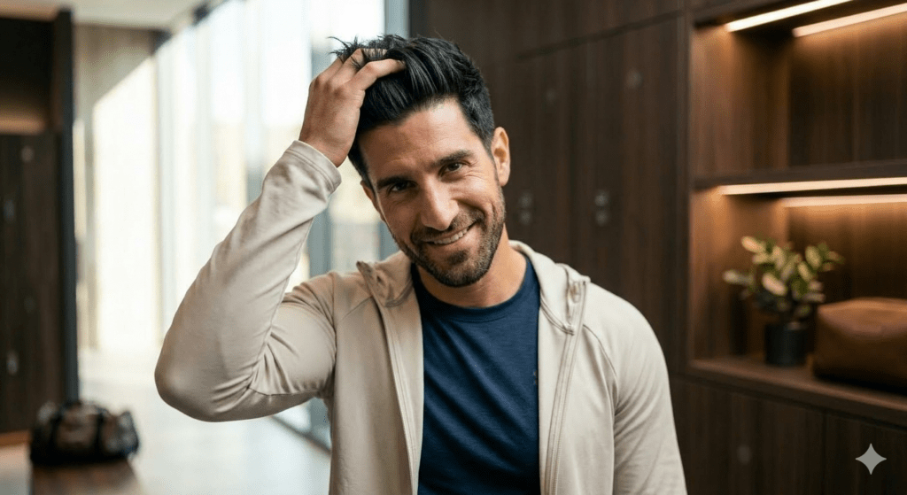 tratamiento caída cabello hombres